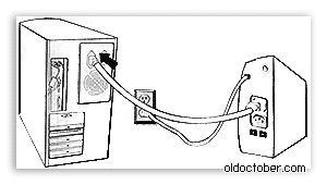 Как подключить бесперебойник к компьютеру apc 525