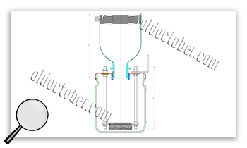 Assembly drawing of the smoke  generator.
